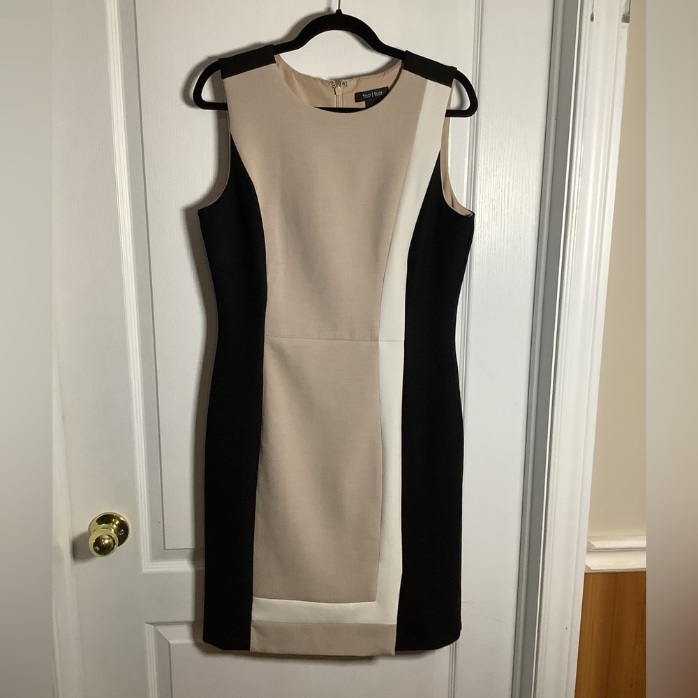 White House Black Market Colour Block Sheath Dress